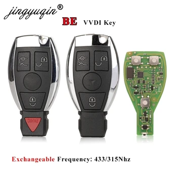 jingyuqin 5 шт. Автомобильный Дистанционный ключ 3/4 Кнопки для Mercedes Benz V1.5 PCB VVDI BE Key pro Улучшенная версия Сменная 315 МГц/433 МГц