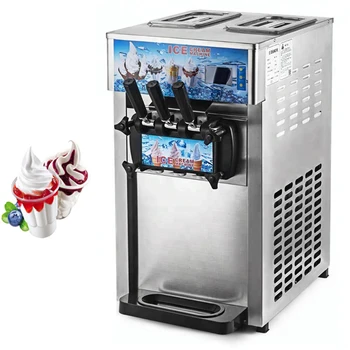 Коммерческая электрическая машина для приготовления мягкого мороженого 18Л/ч R410 flavors sweet cone ice cream maker 110 В/220 В 1200 Вт