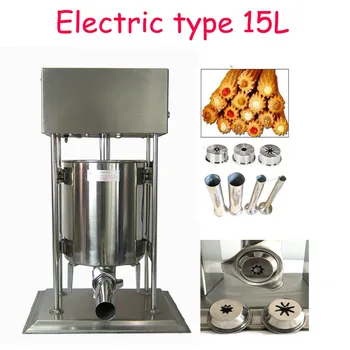 Коммерческая машина для приготовления колбасных изделий Elecric 15L 110 В 220 В, Электрическая Машина для приготовления колбасных изделий + машина для приготовления чурро