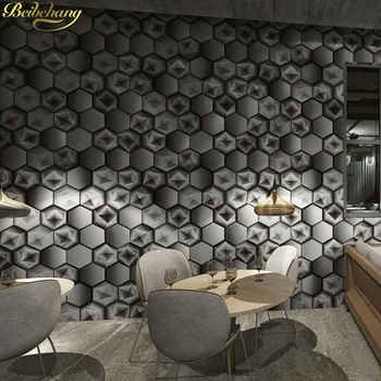 beibehang Абстрактный геометрический графический узор KTV обои барная коробка тема интернет-кафе декоративный фон 3D рулон обоев