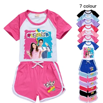 Me Contro Te / комплект одежды для маленьких девочек и мальчиков, летние детские футболки + шорты, костюм, удобная детская одежда, пижамы