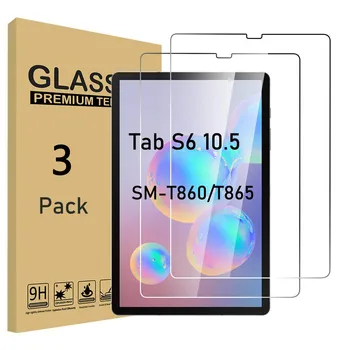 (3 упаковки) Закаленное стекло Для Samsung Galaxy Tab S6 10.5 2019 SM-T860 SM-T865 T860 T865 Защитная пленка для экрана планшета