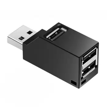 USB-концентратор, 3 порта, Удлинитель, концентратор, Разветвитель, компьютер, USB2.0, адаптер 3,0, Один на три, распределительный USB-конвертер, Аксессуары для ПК