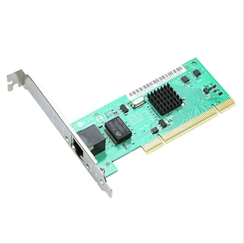 2X Адаптер Гигабитной сетевой карты Intel 82540 1000 Мбит/с Бездисковый Порт RJ45 1G Pci Lan Card Ethernet Для ПК С Радиатором