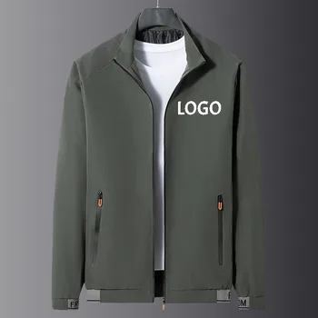 Настраиваемая мужская куртка Весна 2023, новая весенне-осенняя одежда с капюшоном, модная мужская куртка для мальчиков