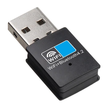 USB WiFi адаптер Bluetooth, Сетевая карта Bluetooth 4.2 150 Мбит/с, Wifi приемник передатчик Bluetooth