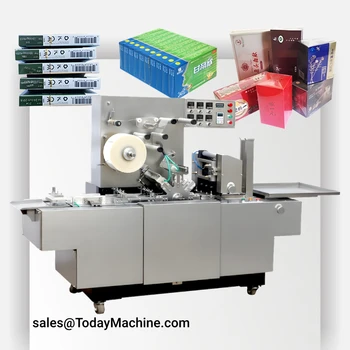 Автоматическая машина для упаковки косметики в целлофан, 3D машина для упаковки полиэтиленовой пленки в целлофан