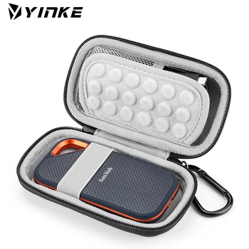 Жесткий чехол Yinke EVA для SanDisk Extreme Pro Extreme Портативный Внешний SSD Чехол Для жесткого диска Дорожный Защитный Чехол Сумка Для хранения