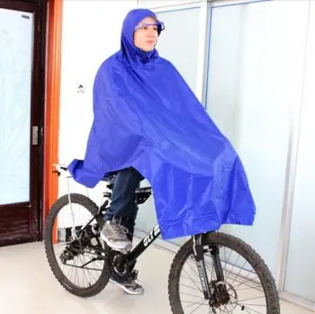 Велоспорт Велосипед Плащ Дождевик Пончо Тканевое снаряжение Непромокаемый Синий