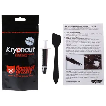 1 г термопасты, охладитель Kryonaut- 12,5 Вт/для.k Проводящий радиатор из гипса