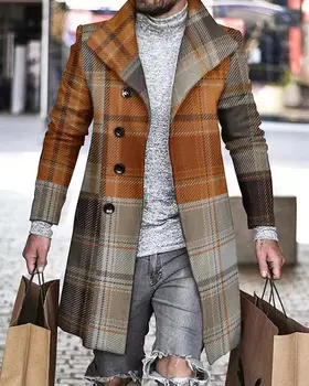 Модная Мужская Персонализированная тонкая куртка, Мужская одежда с длинными рукавами, Повседневная деловая Ветровка, Повседневная мужская куртка в стиле панк 2023