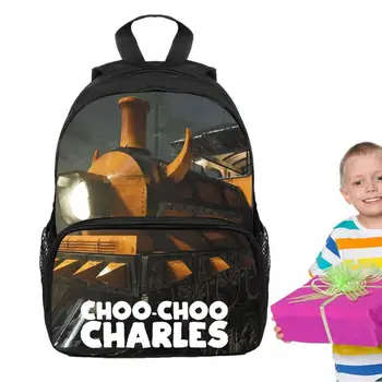 Креативный Детский рюкзак с Мультяшным Чу-Чу Чарльзом, Стерео Школьный рюкзак Для малышей, Рюкзак для мальчиков и Девочек, Детский школьный рюкзак