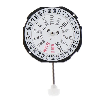SL28 Кварцевый механизм с тремя стрелками, Часы с датой, Запчасти для наручных часов, Аксессуары для ремонта, отображение даты, Инструменты для ремонта часов Для часовщика