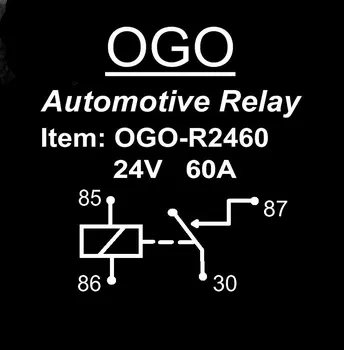 Автомобильное реле марки OGO 24V 60A