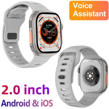 Мужские Смарт-часы с GPS Отслеживанием Движения, NFC Погодой, Голосовой помощник AI Для Realme 8 Pro OPPO A74 A53 A94 A15 A52 A92 A92S A9 Samsun