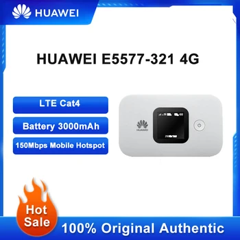 HUAWEI E5577-321 Модем 4G WiFi Sim-карта 150 Мбит/с Беспроводной Маршрутизатор Мини-Точка Доступа на Открытом Воздухе Карманный Аккумулятор 3000 мАч Европейская Версия