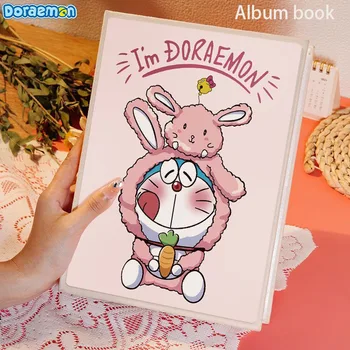 Doraemon Альбом-Книжка Ins 3 4 5 6 7 дюймов Карта для Хранения Буклет Маленькая Карточка Новый Мультфильм Альбом Для Скрапбукинга Коллекционная Книга 100 200 Карманный