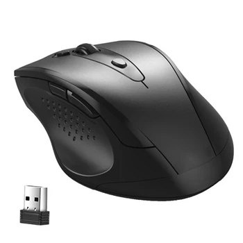 Беспроводная оптическая игровая мышь 2,4 ГГц для ПК, ноутбуков, игровых 6 клавиш, беспроводных мышей с USB-приемником, компьютерной мыши