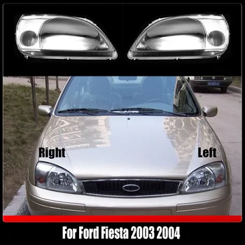 Крышка фары, маска для фары, прозрачный Абажур, Линзы Из оргстекла, Автозапчасти для Ford Fiesta 2003 2004