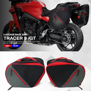 Красный 2020 2021 2022 Для Yamaha Tracer 9 GT TRACER 9GT Мотоциклетные Багажные Сумки Черные Расширяемые Внутренние Сумки Tracer9 GT Tracer900