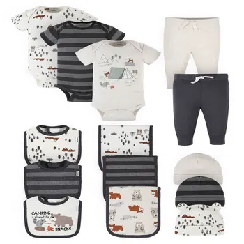 Подарок для маленьких мальчиков, комплект одежды из 14 предметов (новорожденный – 3/6 месяцев)