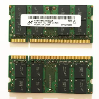 Оперативная память для ноутбука Micron ddr2 4 ГБ 800 МГц memoria DDR2 4 ГБ 2Rx8 PC2-6400S-666-13- E1 DDR2 800 МГц 4 ГБ оперативной памяти для портативного компьютера