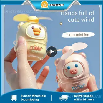 Милый Маленький Вентилятор Детский Ручной Креативный мини-ручной вентилятор USB Перезаряжаемый Мультяшный вентилятор Производитель Наружный Летний Бытовой