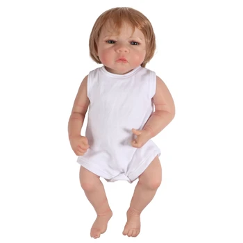 Куклы Reborn Baby 18 дюймов Ручной Работы, Новорожденная Кукла, Полное Силиконовое Тело, Реалистичная Кукла для Малышей, Детские Игрушки, Подарки для Возраста