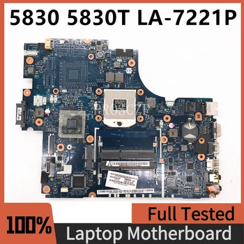 P5LJ0 LA-7221P Высококачественная Материнская плата Для Acer Aspire 5830 5830TG Материнская плата ноутбука HM65 DDR3 GT540M 100% Полностью Рабочая