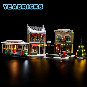 Комплект светодиодных ламп YEBRICKS для 10308 Holiday Main Street, набор строительных блоков (не включает модель), Кирпичные игрушки для детей