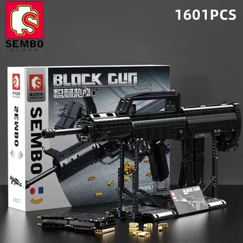 SEMBO 1601PCS Пистолет Строительные блоки Модель Оружия Военные Городские Кирпичи Подарки Игрушки Для детей и Взрослых