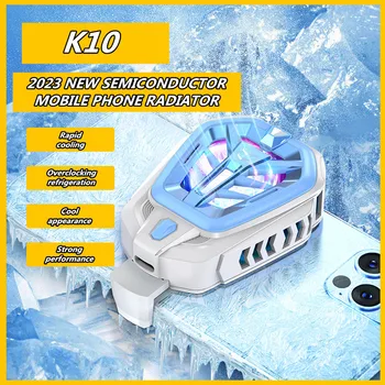 Полупроводниковый радиатор мобильного телефона K10 Type-c с задней клипсой охлаждающий вентилятор для Android iPhone телефона Игровые аксессуары игровой кулер