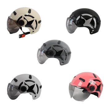 Максимальная безопасность С открытым лицом, мотоциклетный шлем для велосипедного снаряжения Унисекс, шлем с открытым лицом, Велосипедный шлем Без деформации