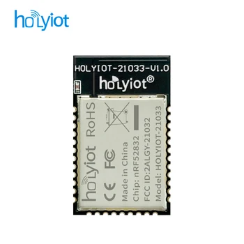 Holyiot сертифицированный FCC CE nRF52832 BLE сетчатый модуль Bluetooth 5,0 со сверхнизким энергопотреблением, печатная плата антенны