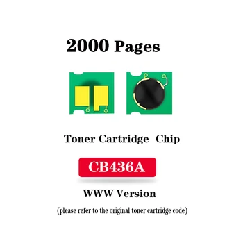 Чип тонер-картриджа CB436A версии WW для HP LaserJet P1505/M1120/1120n/1522n/1522nf, Can 3250