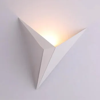 Moderne Minimalistischen Dreieck Form 3W LED Wand Lampen Nordic Stil Innen Wohnzimmer Schlafzimmer Gang Wand Lichter AC85-265V