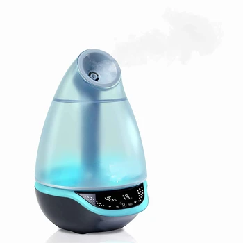 Увлажнитель воздуха Plus Cool Mist 3-в-1 с контролем влажности, разноцветным ночником и диффузором эфирных масел Простота использования и ухода (БЕЗ проблем