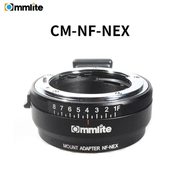 Переходное кольцо для крепления объектива Commlite CM-NF-NEX с ручной фокусировкой для объективов Nikon G, F, A, I, S, D для использования с камерами Sony NEX E Mount