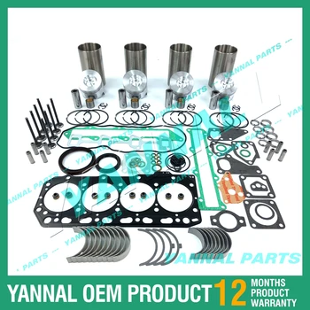 Комплект для восстановления двигателя для вилочного погрузчика Yanmar 4TNE88 Экскаватор-погрузчик с бортовым поворотом