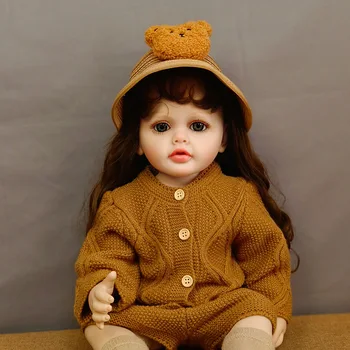 Водонепроницаемая кукла-Реборн для девочки 50 см, Мэдди, ручная роспись с видимыми венами, реалистичный 3D тон кожи, игрушка в подарок