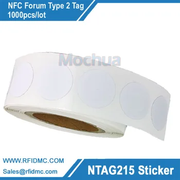 Наклейка Ntag215 NTAG215 Label NFC Наклейка NFC forum Type 2 tag