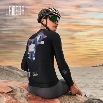 LAMEDA 2023, новый весенне-летний костюм для езды на шоссейном велосипеде, куртка с длинными рукавами, мужской профессиональный велосипед Mandi