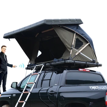 Полноавтоматический всплывающий открытый автомобиль с жесткой крышей в виде ракушки, внедорожный шатер на крыше, автоматический шатер на крыше, кемпинг