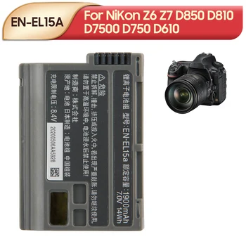 Оригинальный Литий-ионный Аккумулятор EN-EL15a Для Камеры Nikon Z6 Z7 Z5 D850 D810 D7500 D750 D610 D500 D780 D7200