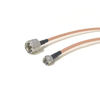Высококачественный низкочастотный штекер PL259 с разъемом SO239 для подключения кабеля RG142 с косичкой 50 см/100 см
