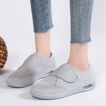 Обувь для отдыха 2023, Весенняя новинка, Женская обувь Для отдыха, Удобная одиночная обувь для пожилых людей, дышащая спортивная обувь