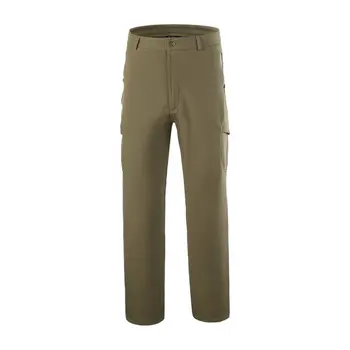 Водонепроницаемые брюки с мягкой оболочкой, мужские ветрозащитные Военные брюки, Армейские Охотничьи износостойкие утепленные брюки