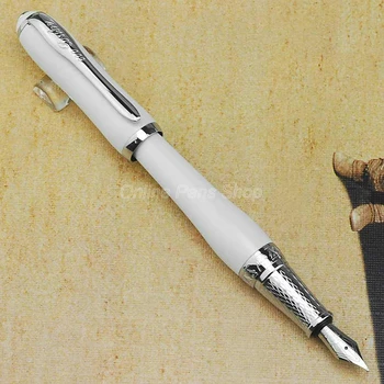 Перьевая ручка Duke White Metal M с наконечником 0,5 мм DF822