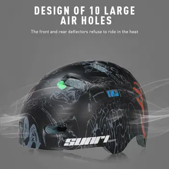 TS-91 Велосипедный шлем Сверхлегкий Регулируемый по Окружности головы Портативный Взрослый Детский Универсальный защитный шлем для улицы