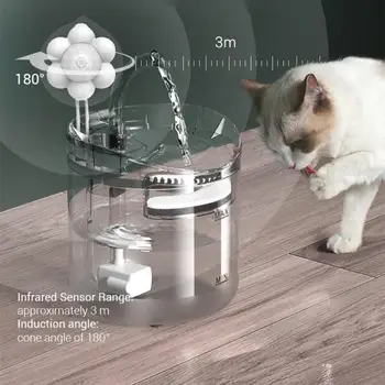 Дозатор воды для домашних животных, Автоматический циркуляционный фильтр, Интеллектуальный дозатор воды постоянной температуры, Проточная вода, Принадлежности для домашних кошек